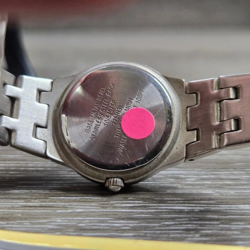 Anne Klein Women's Watch Silver Tone Stainless Steel Date Quartz Untested